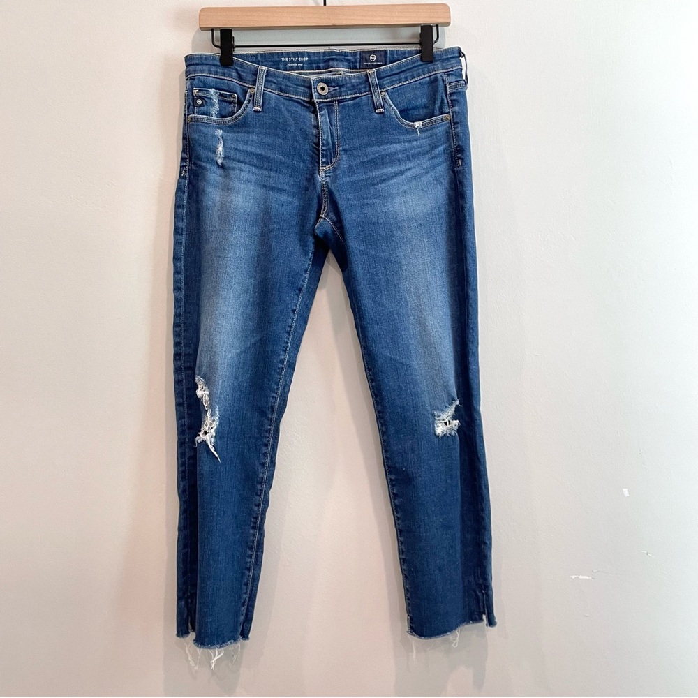 Adriano Goldschmied Cigarette Stilt Crop Skinny Jeans
